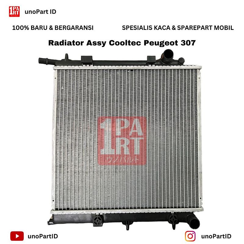 Radiator Assy Peugeot 307 2001-2008 by unoPart ID Baru dan Bergaransi - foto 4