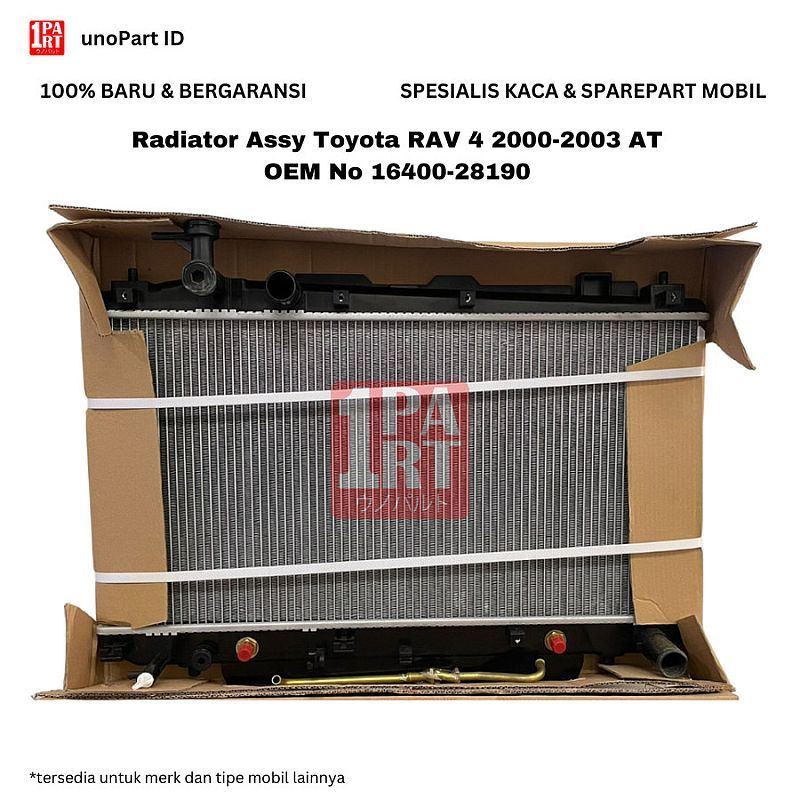 Radiator Assy Toyota RAV 4 RAV4 2000-2003 AT OEM 16400-28190 4x2 - foto 2