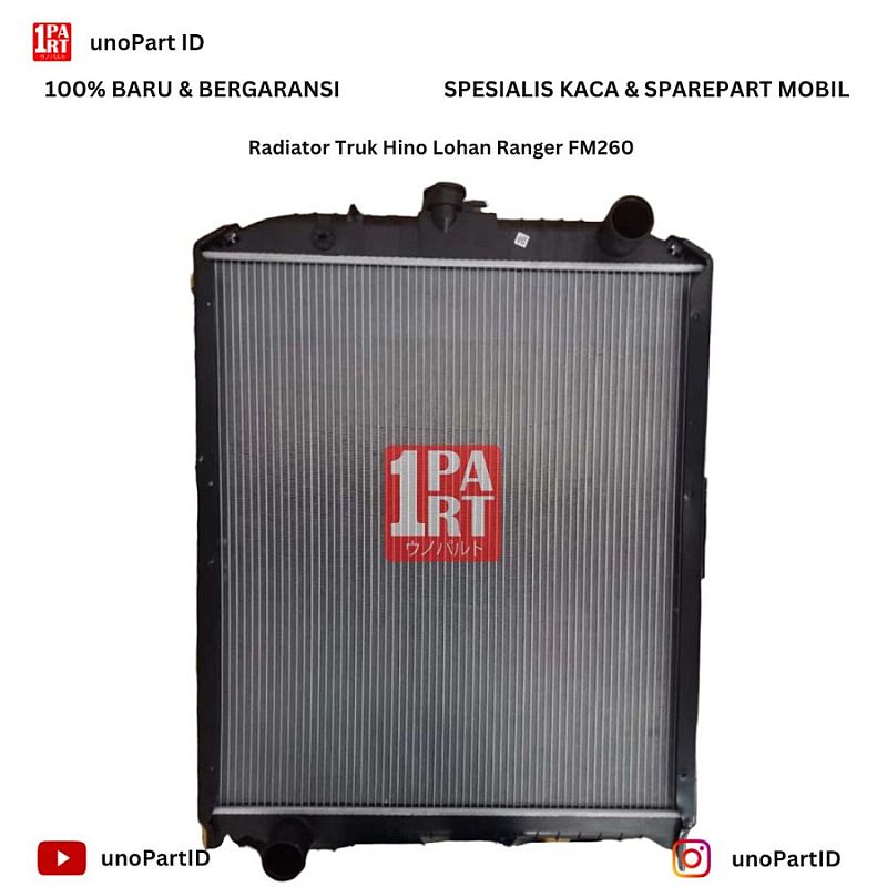 Radiator Assy Trivindo Hino Lohan Ranger FM260 2010 MT - foto 6