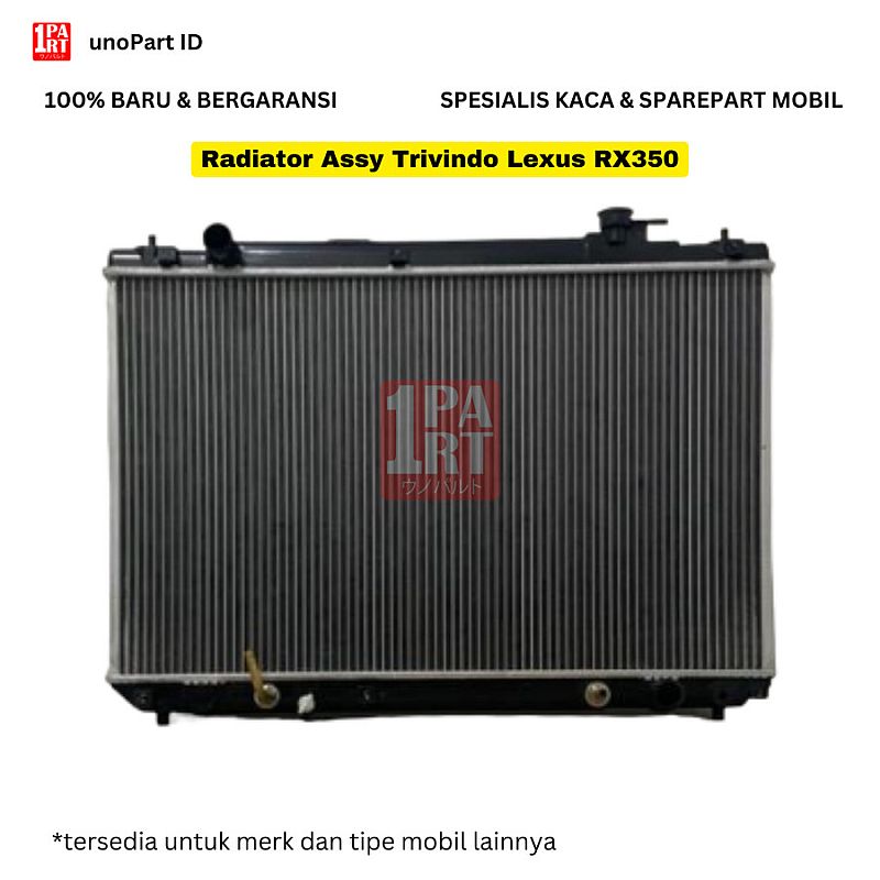 Radiator Assy Trivindo Lexus RX350 RX 350 AT Matic by unoPart ID - foto 3