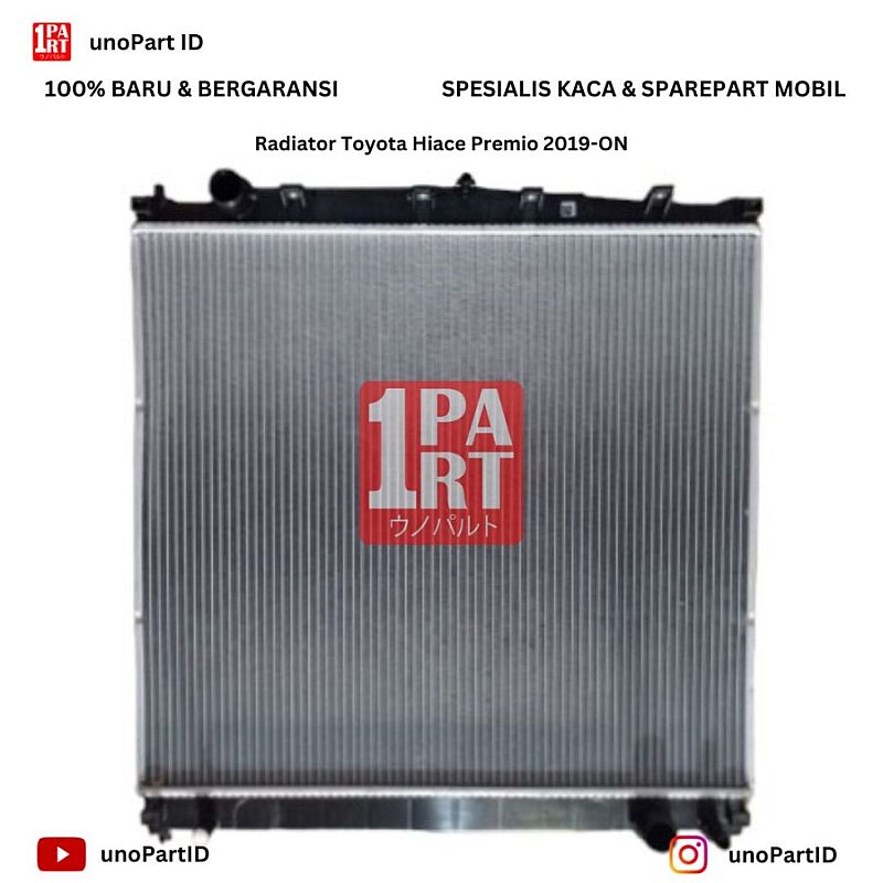 Radiator Assy Trivindo Toyota Hiace Premio 2019-ON BARU unoPart ID - foto 3