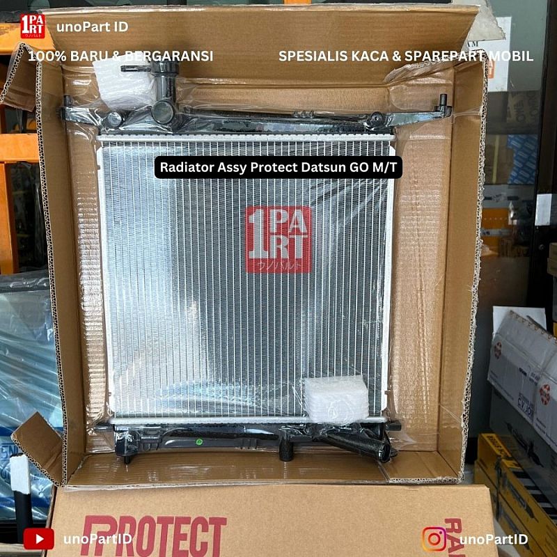 Radiator Datsun Go / Cross / Panca Merk Protect Baru Bergaransi by unoPart ID - foto 8