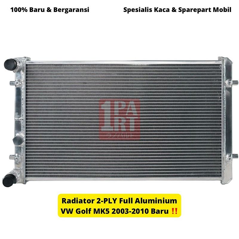 Radiator Full Aluminium 2-PLY VW Golf MK5 2003-2010 by unoPart ID - foto 4