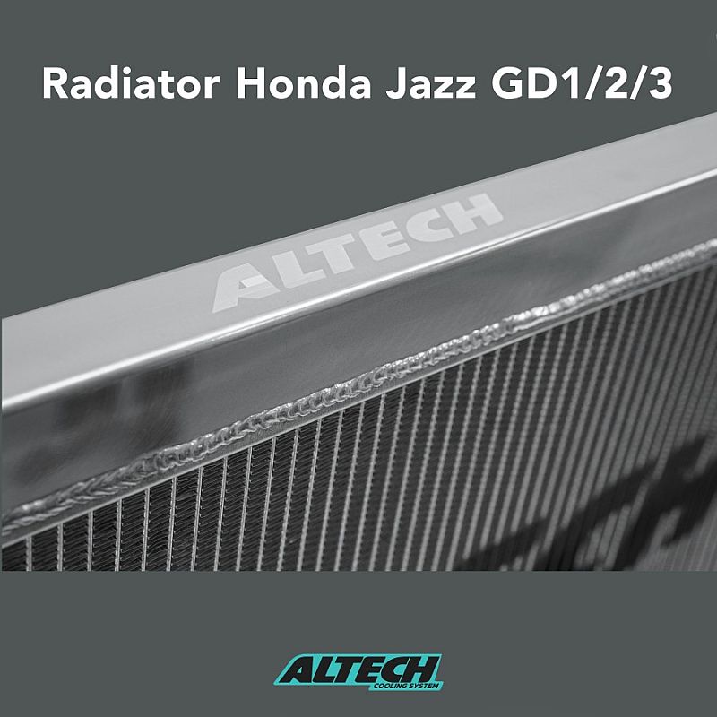 Radiator Full Aluminium Altech Honda Jazz GD 2004-2008 Baru Bergaransi - foto 3