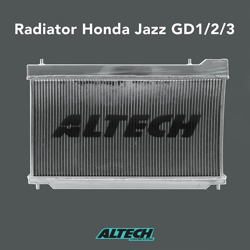 Radiator Full Aluminium Altech Honda Jazz GD 2004-2008 Baru Bergaransi - foto 4