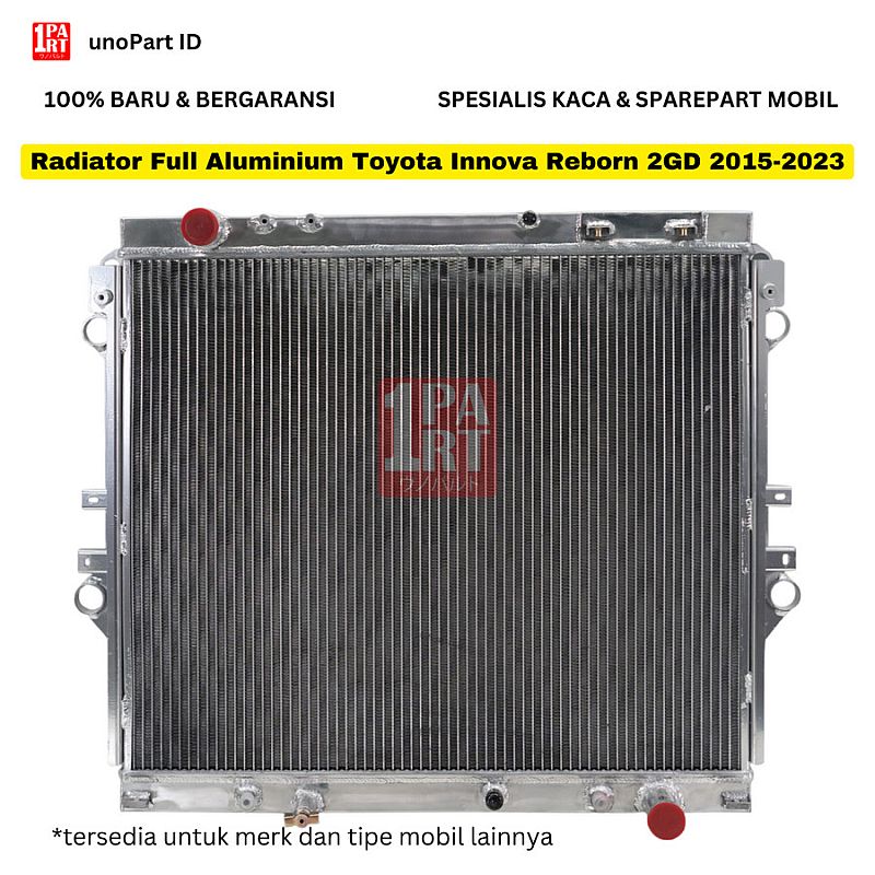 Radiator Full Aluminium Altech Toyota Kijang Innova Reborn 2GD 2016-ON - foto 2