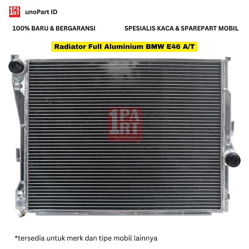 Radiator Full Aluminium BMW Seri-3 E46 AT 2001-2006 unoPart ID - foto 3