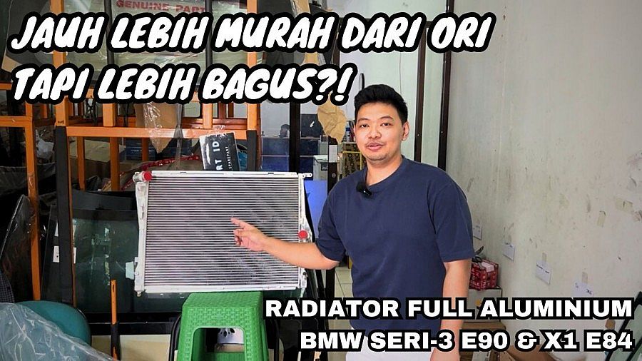 Radiator Full Aluminium BMW X1 E84 sDrive 2009-2015 & Seri-3 E90 320i - foto 2
