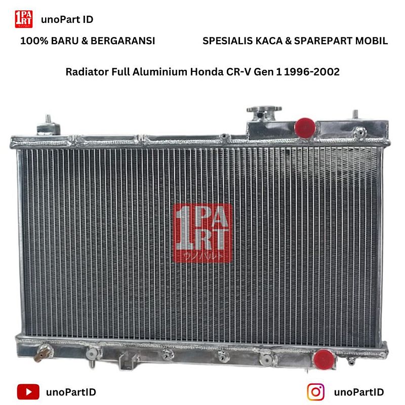 Radiator Full Aluminium Honda CR-V Gen 1 1996-2002 Garansi 1 Tahun - foto 5