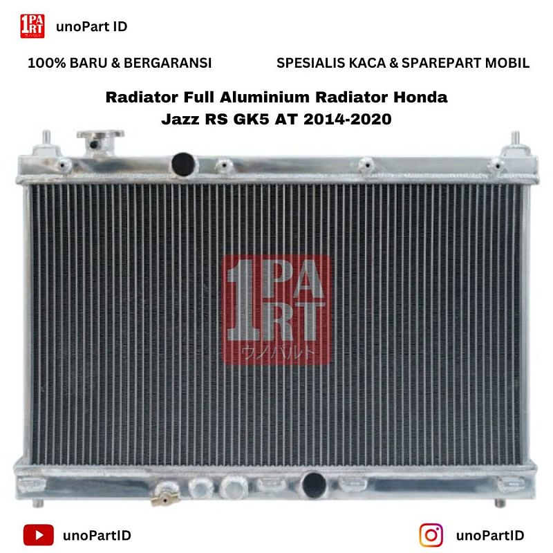 Radiator Full Aluminium Honda Jazz RS GK5 AT 2014-2020 Altech - foto 3