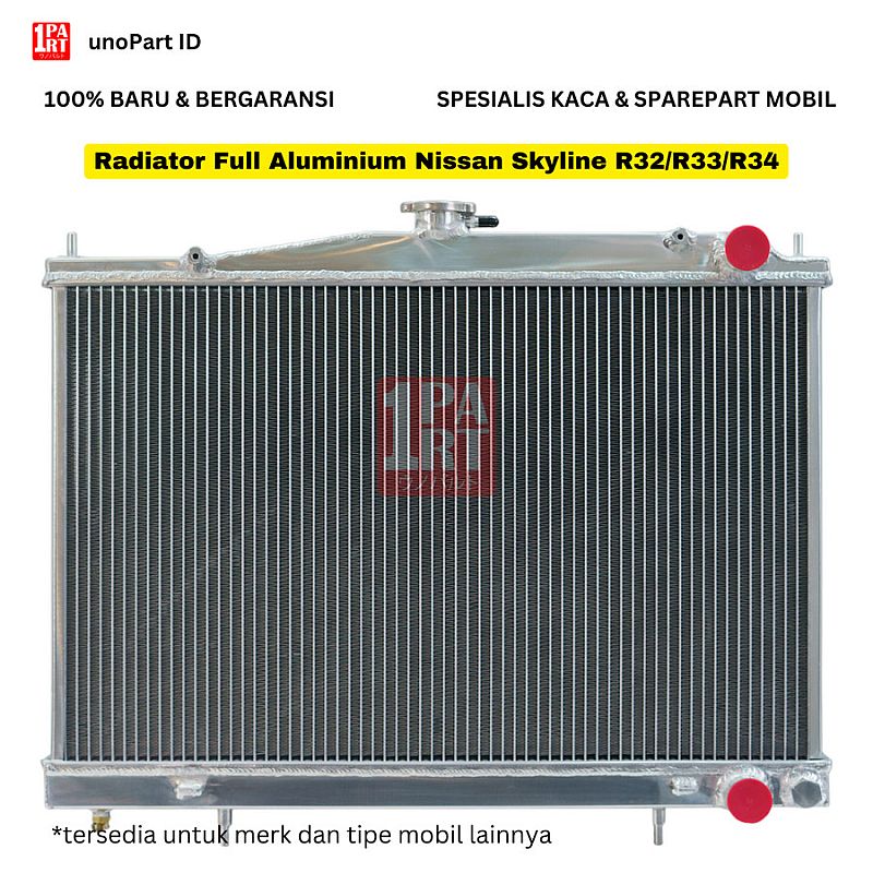 Radiator Full Aluminium Nissan Skyline GTR GTS GTT GT R32/R33/R34 - foto 4