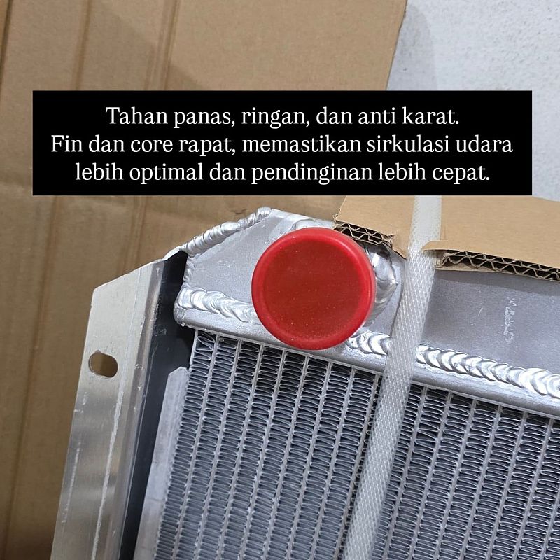 Radiator Full Aluminium Toyota Hardtop Hartop Bensin 16400-61020 by unoPart ID - foto 2