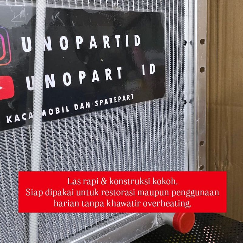 Radiator Full Aluminium Toyota Hardtop Hartop Bensin 16400-61020 by unoPart ID - foto 3