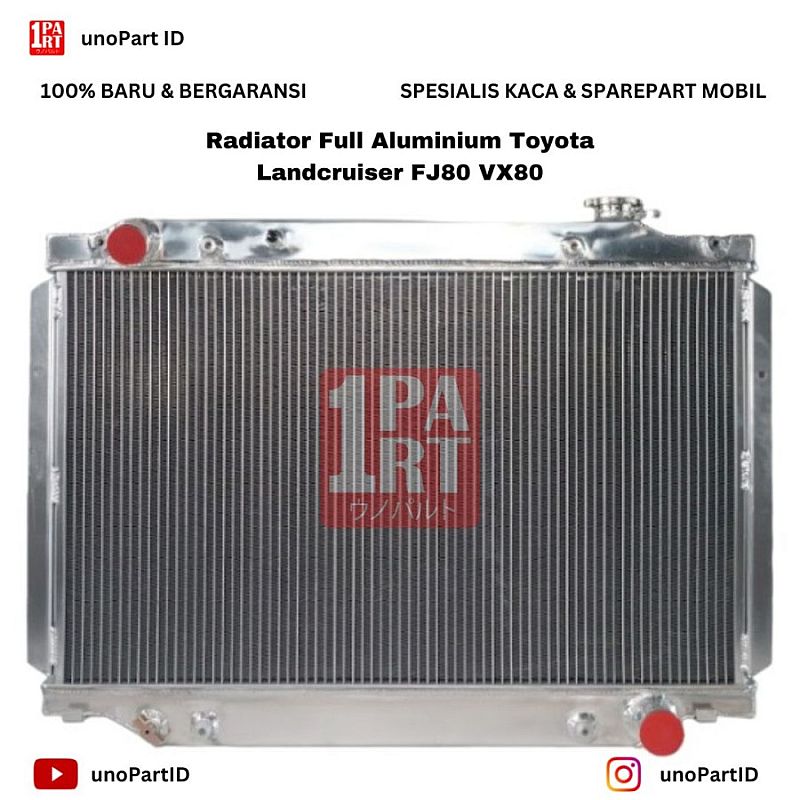 Radiator Full Aluminium Toyota Landcruiser FJ80 VX80 1990-1998 Altech - foto 4