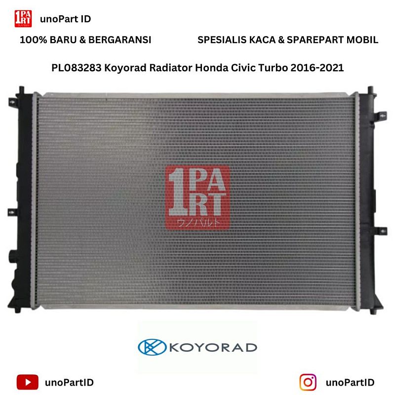 Radiator Honda Civic Turbo FC FK 2016-2021 19010-5AA-A01 Koyorad Japan - foto 3