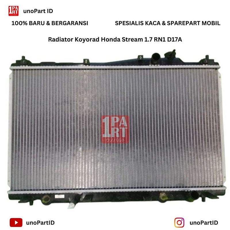 Radiator Honda Stream 1.7 MT Manual RN1 D17A 19010-PSB-K01 19010PSBK01 Koyorad Original - foto 2