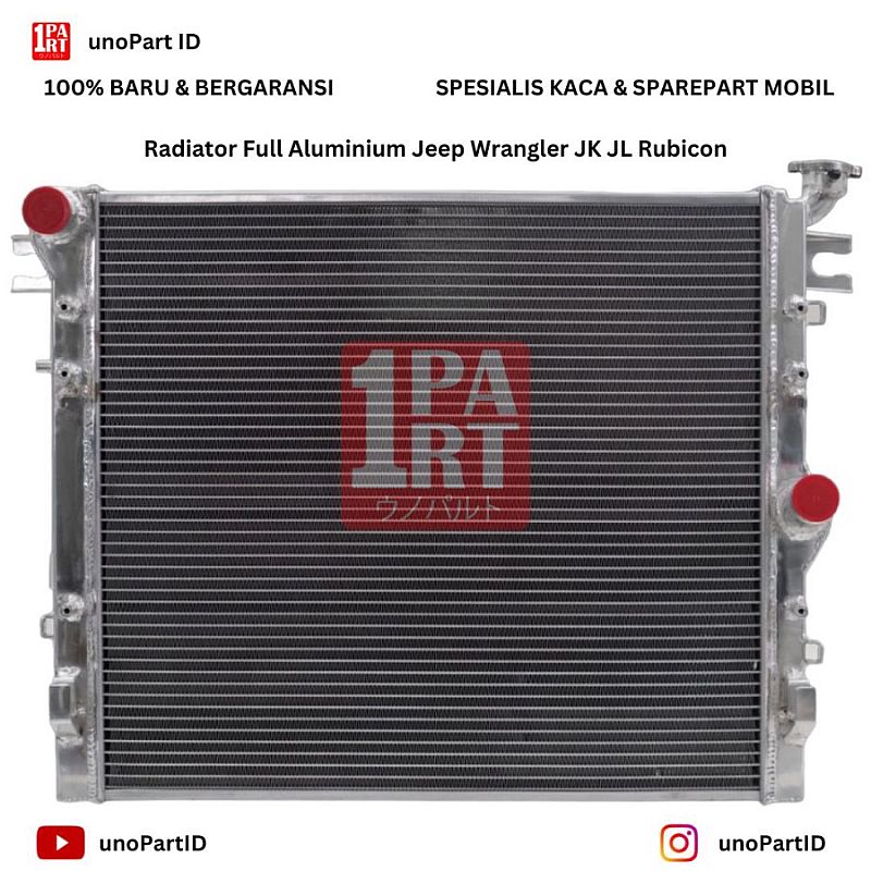 Radiator Jeep Wrangler Rubicon JK / JL Full Aluminium Baru Bergaransi - foto 3