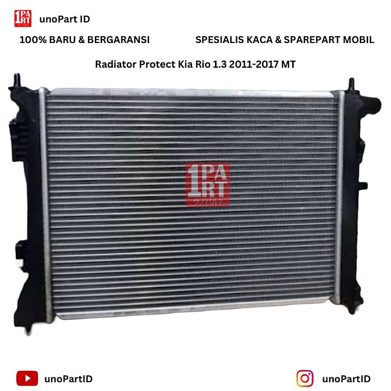 Radiator Kia Rio 1.3 MT 2011-2017 Merk Protect Baru Bergaransi - foto 3