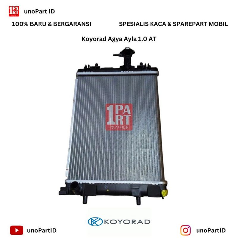 Radiator Koyorad Toyota Agya Daihatsu Ayla 1.0 AT Matic 2012-ON - foto 5