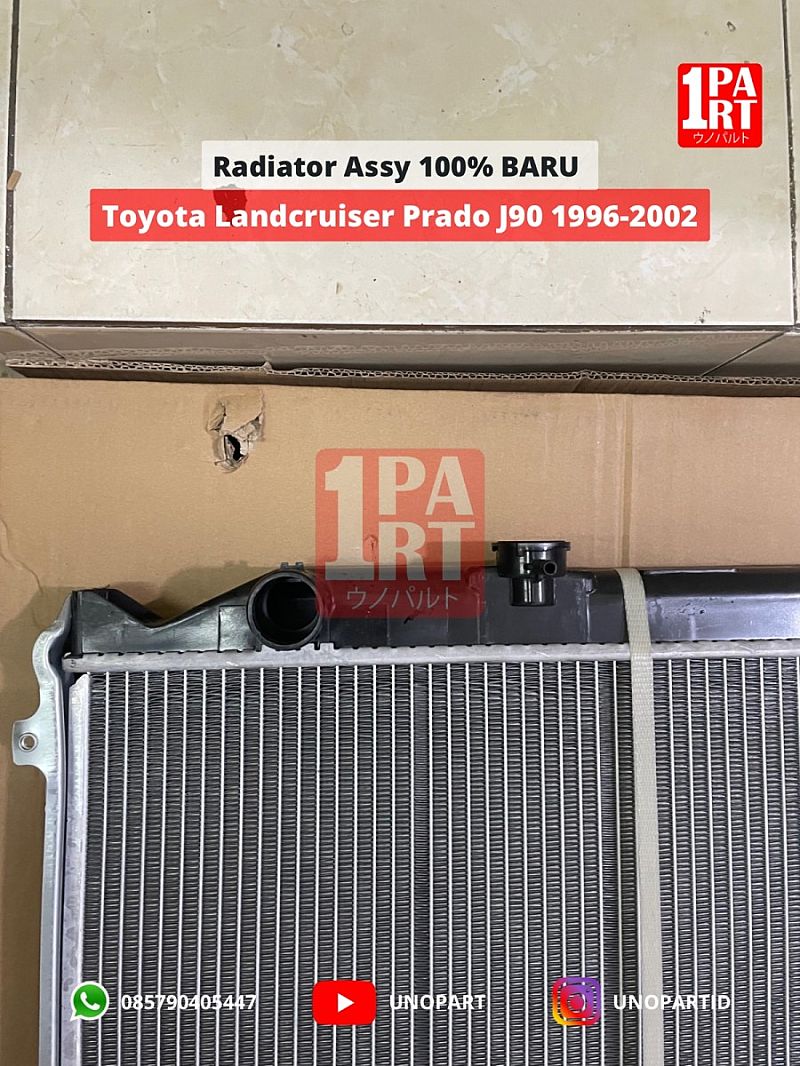 Radiator Landcruiser Land Cruiser Prado J90 FJ90 96-02 AT Matic OEM 16400-67140 1640067140 16400-67140 16400-67121 1640067121 - foto 2