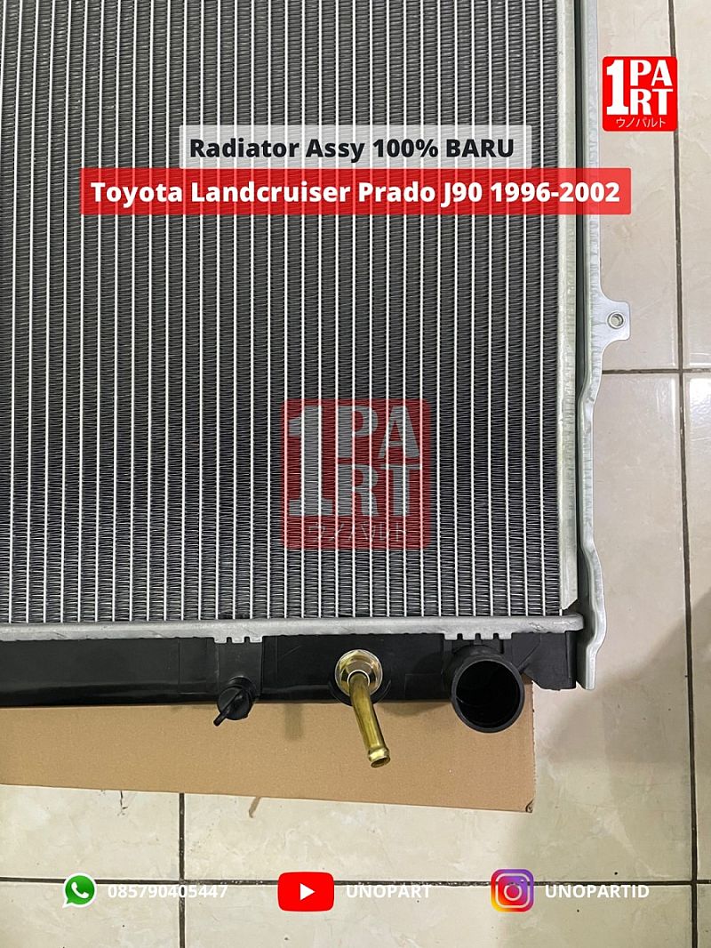 Radiator Landcruiser Land Cruiser Prado J90 FJ90 96-02 AT Matic OEM 16400-67140 1640067140 16400-67140 16400-67121 1640067121 - foto 3