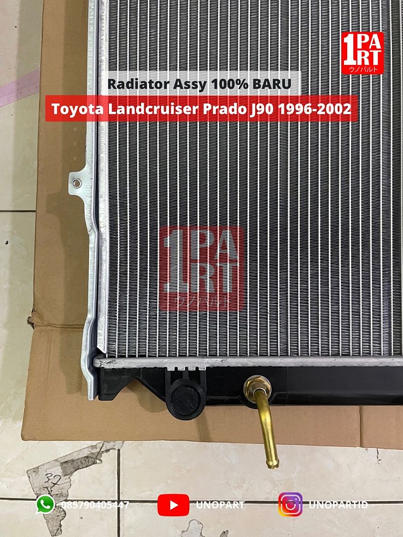 Radiator Landcruiser Land Cruiser Prado J90 FJ90 96-02 AT Matic OEM 16400-67140 1640067140 16400-67140 16400-67121 1640067121 - foto 4