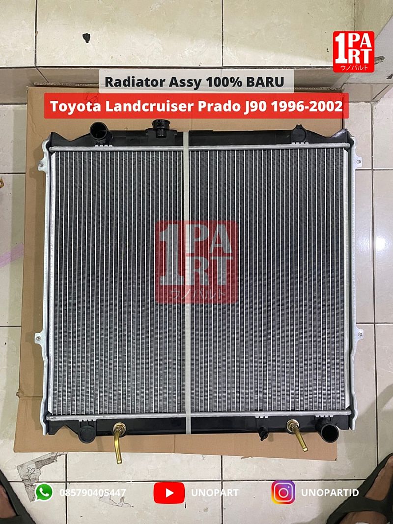 Radiator Landcruiser Land Cruiser Prado J90 FJ90 96-02 AT Matic OEM 16400-67140 1640067140 16400-67140 16400-67121 1640067121 - foto 5