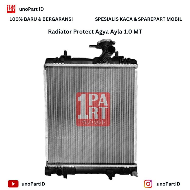 Radiator Protect Agya Ayla 1.0 MT 2012-ON Part No 16400-BZ480 - foto 2