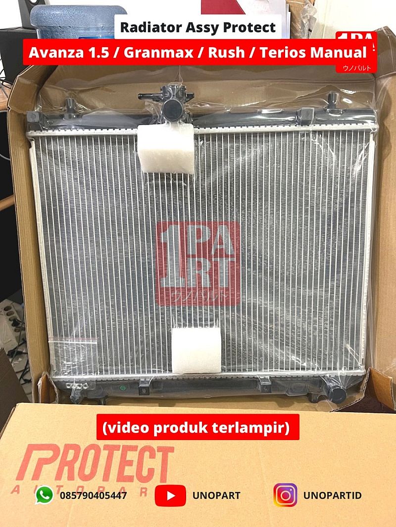 Radiator Protect Assy Komplit Toyota Daihatsu Avanza 1.5 Gen1 / Granmax / Rush Terios Gen1 Konde MT Manual OEM 16400-BZ280 16400BZ280 JAMINAN DINGIN - foto 5
