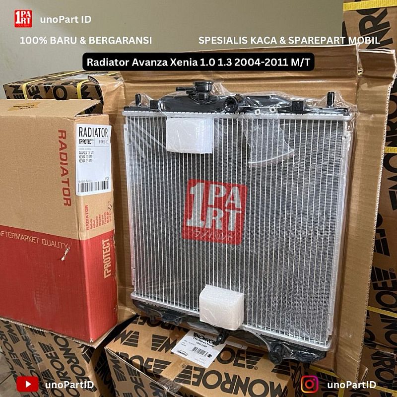 Radiator Protect Avanza Xenia Gen 1 2004-2011 VVTI / Non-VVTI AT Matic Part No 16400-BZ020 16400BZ020 BARU - foto 4