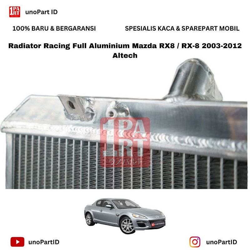 Radiator Racing Full Aluminium Mazda RX8 / RX-8 2003-2012 Altech - foto 2
