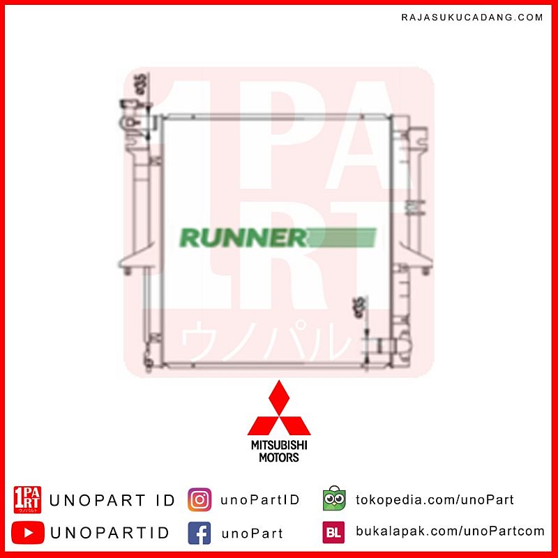 Radiator Runner Mitsubishi Triton L200 / Pajero Sport Exceed 2.5 MT - foto 2