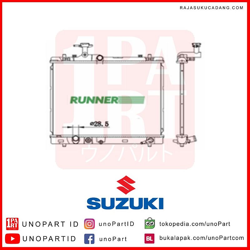 Radiator Runner Suzuki Ertiga AT by unoPart - foto 5
