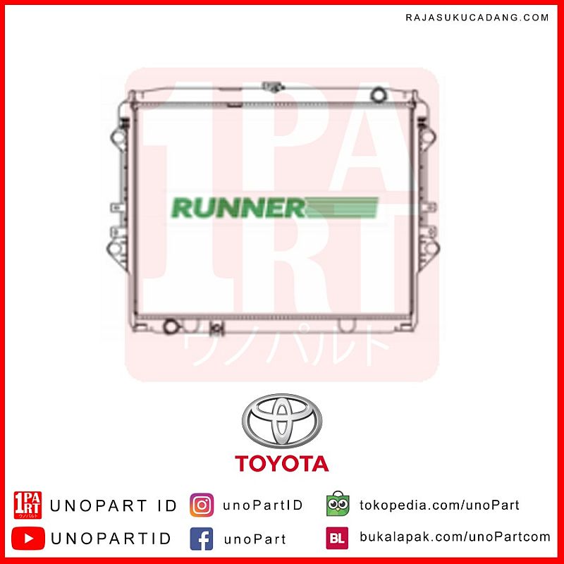 Radiator Runner Toyota Innova Reborn Bensin MT unopart - foto 2