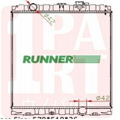 Radiator Runner Truk Hyundai Perkasa Mighty County HD MT 36mm - foto 4