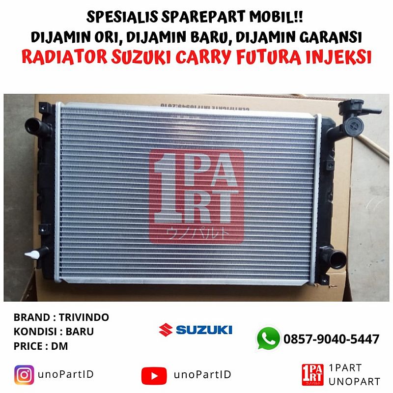 Radiator Suzuki Carry Futura Injeksi / Injection Original Quality - foto 4