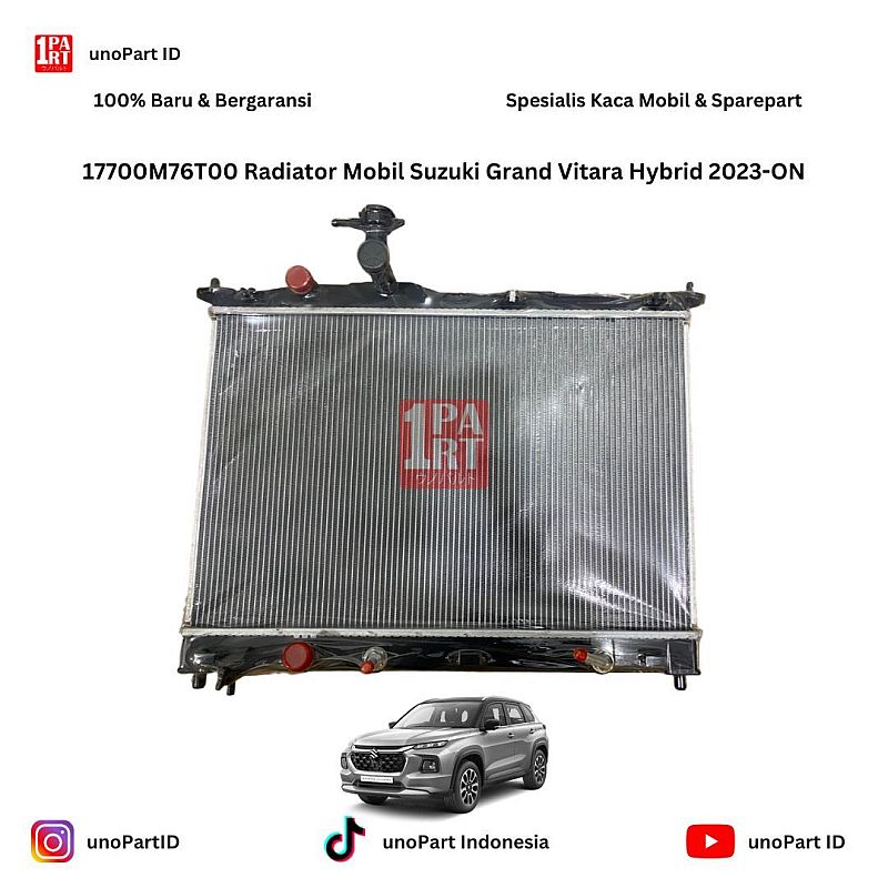 Radiator Suzuki Grand Vitara Hybrid 2023-ON Merk Protect Part No 17700M76T00 by unoPart ID 1Part - foto 2