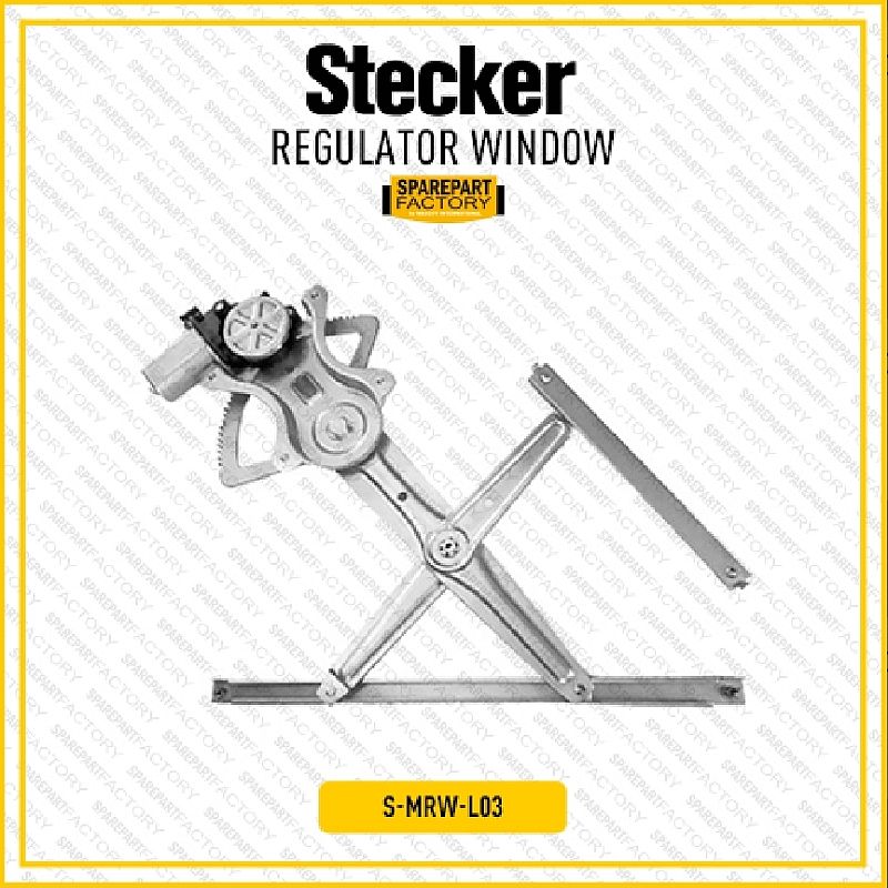 Regulator Motor Power Window Depan Kiri / Kanan Stecker Mitsubishi Pajero Sport / Triton KB4T 2008-2015 MN 182366 MN182366 MN 182365 MN182365 - foto 2