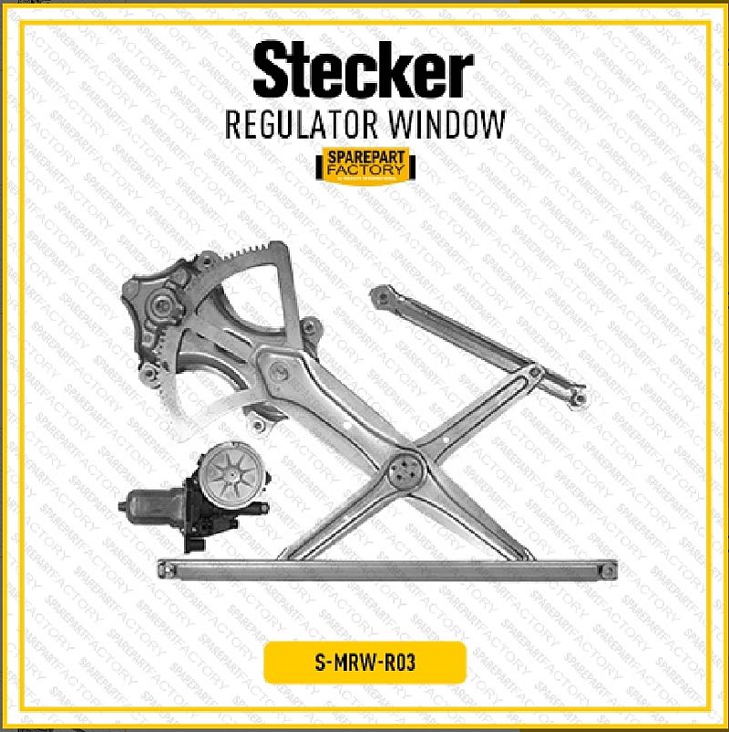 Regulator Motor Power Window Depan Kiri / Kanan Stecker Mitsubishi Pajero Sport / Triton KB4T 2008-2015 MN 182366 MN182366 MN 182365 MN182365 - foto 3