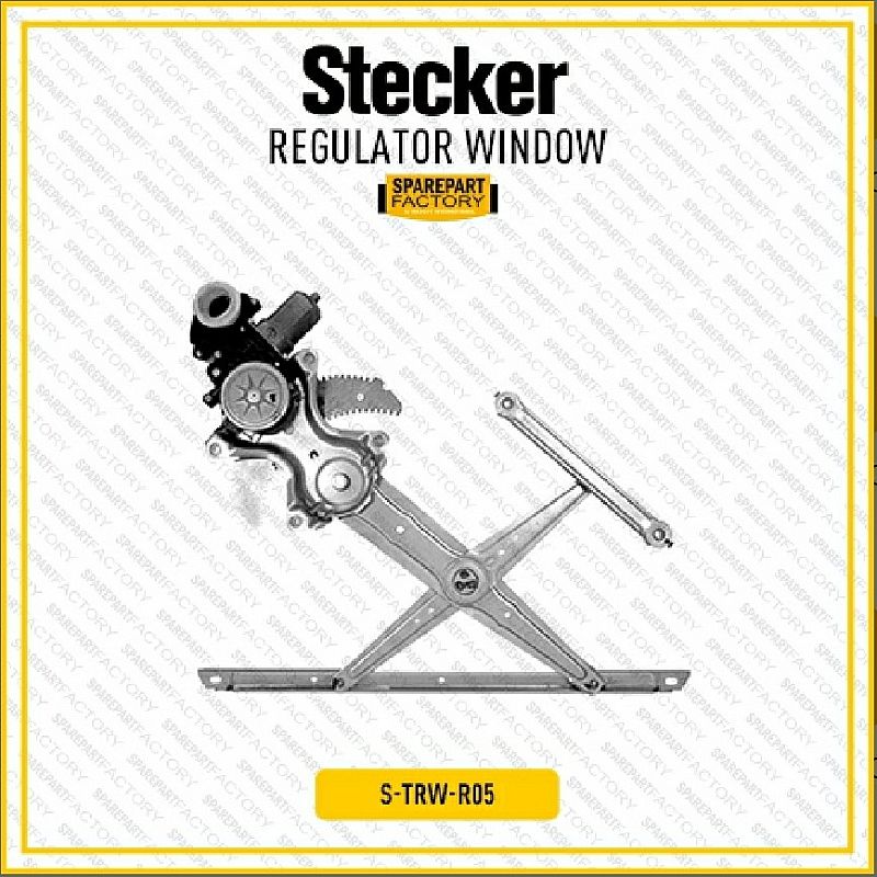 Regulator Motor Window Jendela FR RH Depan Kanan Stecker Toyota All New Limo Vios Yaris 13-15 SNI KAN OEM 69801-0D220 - foto 3