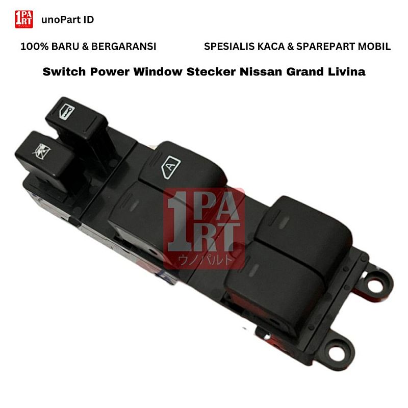 Saklar Switch Power Window Central Nissan Grand Livina / Livina L10 L11 / March K13 10-20 SNI KAN OEM  25401-CJ4IA - foto 3
