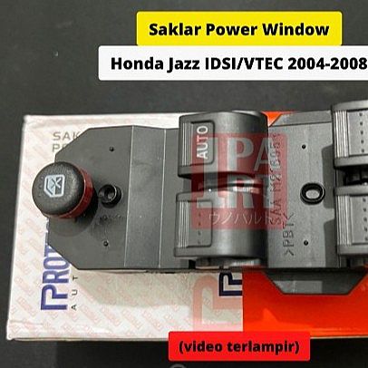 Saklar Switch Power Window Protect Honda Jazz City IDSI VTEC 2003-2008 GD GD3 GD8 / Civic Century VTi VTiS 2000-2005 / CRV CR-V RD RD2 Gen 2 2002-2006 OEM Part No. 35750-SAE-P03-FC 35750SAEP03FC 35750 - foto 3