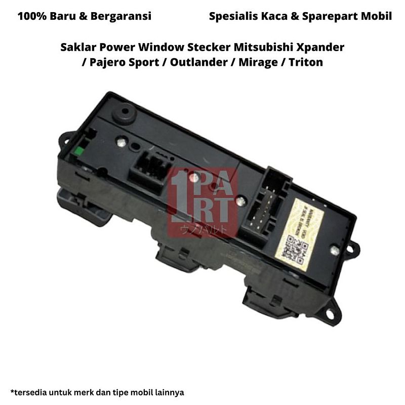 Saklar Tombol Jendela Power Window Stecker Mitsubishi Xpander Livina Livinder / Mirage / Outlander Sport 2019-Ke Atas / All New Pajero Sport Triton 2016-Ke Atas SNI KAN OEM 8608A362 - foto 5