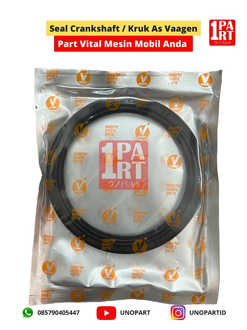 Seal Sil Kruk As Crankshaft Depan Vaagen Nissan Grand Livina / Livina 1.5 L10 L11 / Navara NP300 2015-2020 SNI KAN OEM 73042-76100 Ukuran 40x52x7 - foto 5