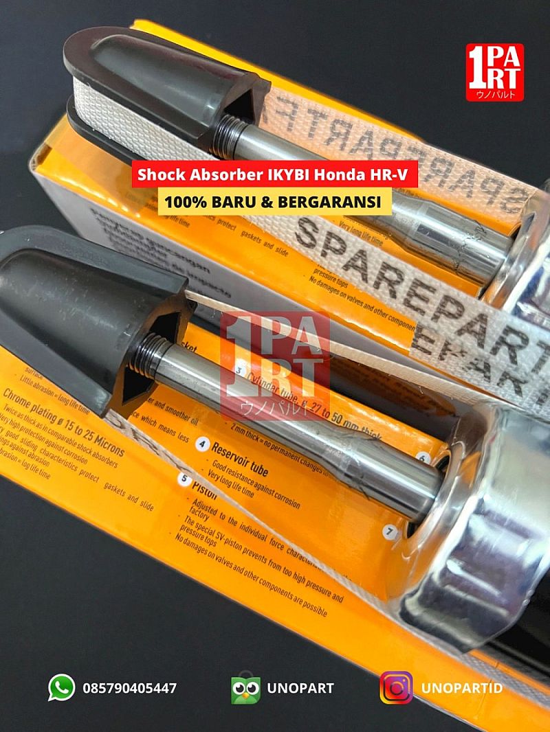 Shock Absorber Belakang IKYBI Honda HRV HR-V Better than Original SNI KAN 52611-T8P-T02 - foto 2