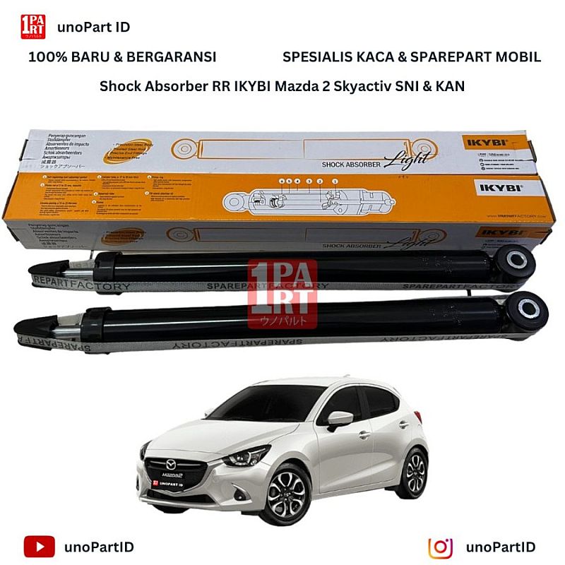 Shock Absorber Belakang IKYBI Mazda 2 Skyactiv 2014-ON SNI dan KAN - foto 2