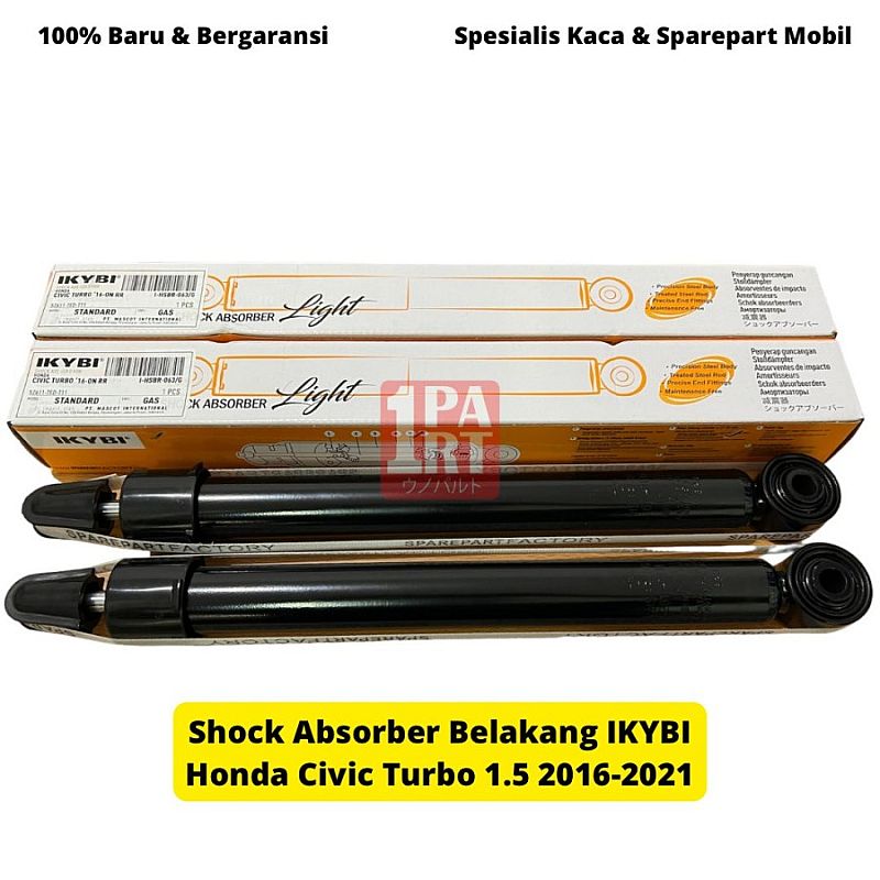 Shock Absorber Belakang IKYBI not KYB Honda Civic Turbo 1.5 2016-ON - foto 5