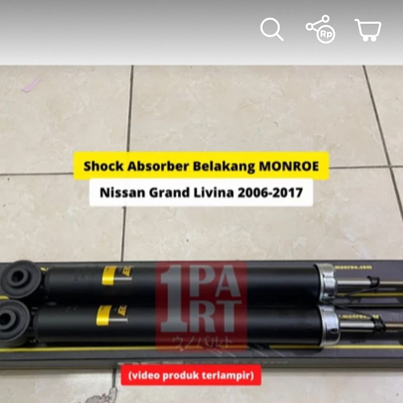 Shock Absorber Belakang Monroe Original Nissan Livina L10 L11 07-18 / Latio - foto 4