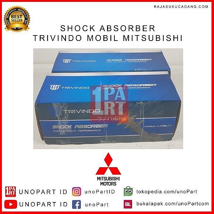 Shock Absorber Belakang Trivindo Mitsubishi Evo 3 OEM MB891463 - foto 5