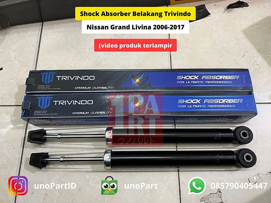 Shock Absorber Belakang Trivindo Nissan Livina OEM No 56200-CJ44A - foto 3